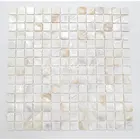 Pearl Mother Of Opal Pearl Wall Decorate Shell Mosaic Tile Natrual Color Made By Mother Of Pearl
