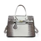 Handbags Brand Handbag Fashion Crocodile Pattern Women Handbags Sac A Main Luxury MC Famous Brand Handbag