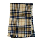 Design Customized Design 100% Acrylic Acrylic Scarf Woven Plaid Scarf