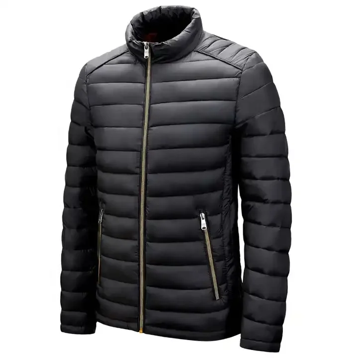 MAGCOMSEN Men's Lightweight Puffer Jacket Hooded Full Zip Water-Resistant Quilted Lined Winter Coats