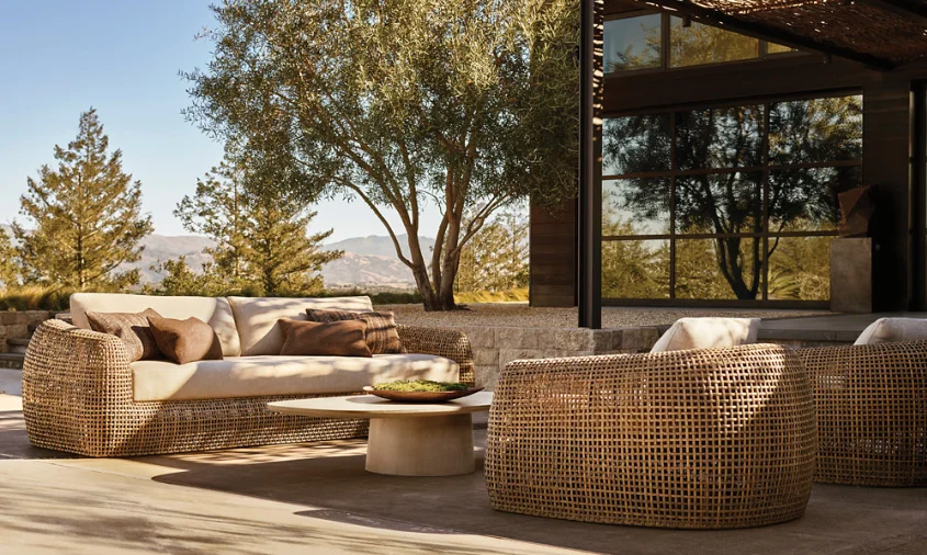 Customized service sofa sectional garden sofas Teak outdoor garden furniture patio sofa set outdoors furniture coffee table