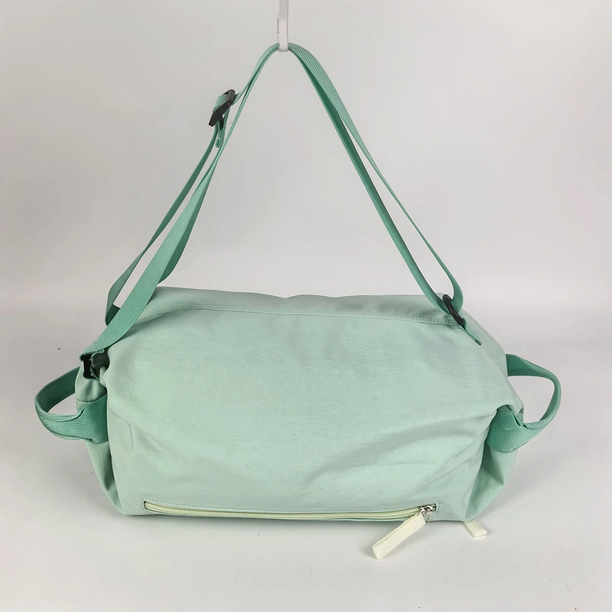 INS Custom Logo 230D Nylon Polyester Student Bag Colorful Inscription with Zipper and Pocket for Shopping supplier