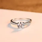 Nature Silver Ring Silversilver New Model Nature Women Sterling Silver Diamond Zircon Fashion Finger Ring