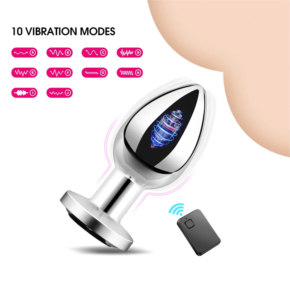 High Quality Remote Control Backyard Anal Butt Plug Prostata Massager