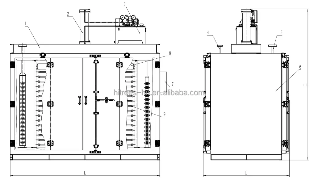 Capacity Hydraulic Cold Plate, 600kg, stainless steel - detail 4