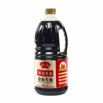 TianLiuYe 1.8L Zero Additive Soy Sauce Light Soybean Brewing Special Grade Meets Gold Standard for Household Commercial Use