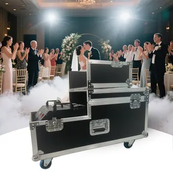 Topflashstar 3000W Water Fog Machine for Wedding Party Low Lying Fog Machine Stage Equipment