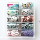 Nail Nail Art Decoration XK-102 Factory Hotsale Snake Skin Foil Nail Art Decoration Nail Art Sticker Nail Foil