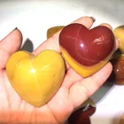 Polished Stone Hearts Natural High Quality Polished Crystal Stone Mookite Hearts For Sale