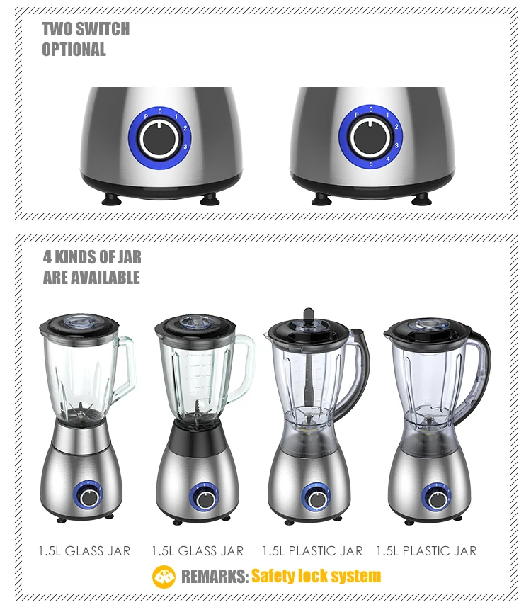 400W professional multifunctional food blender