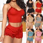 Sleepwear Amazon Ebay New Design Night Wear Sexy Women Plus Size Lace Lingerie Sleepwear Lingerie 2 Pieces