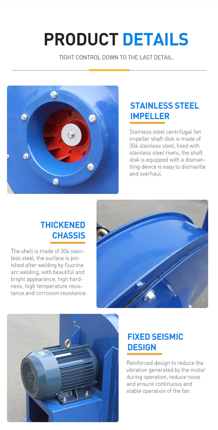 Centrifugal Fan, 9-19, 380V/220V, 11kw - detail 8
