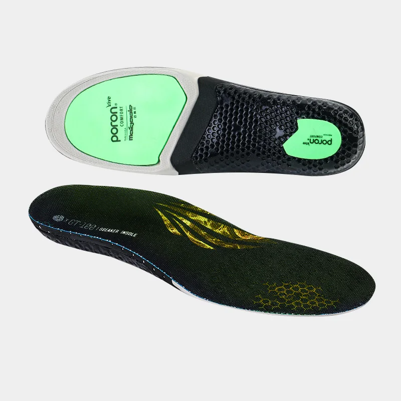 H67709972393e4c96bb504ee0c938d371u PORON Gel EVA Sport Insoles with Carbon Plate Shock Absorption