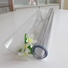 Table Cover China Factory Wholesale Table Cover Clear Soft Pvc Thick Clear Plastic Table Cloth Material PVC