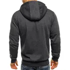 Men Hoodie Jackets Outdoor Zipper Sweatshirts Fashion Outerwear Zip Up Jacket Cotton With Hoodie