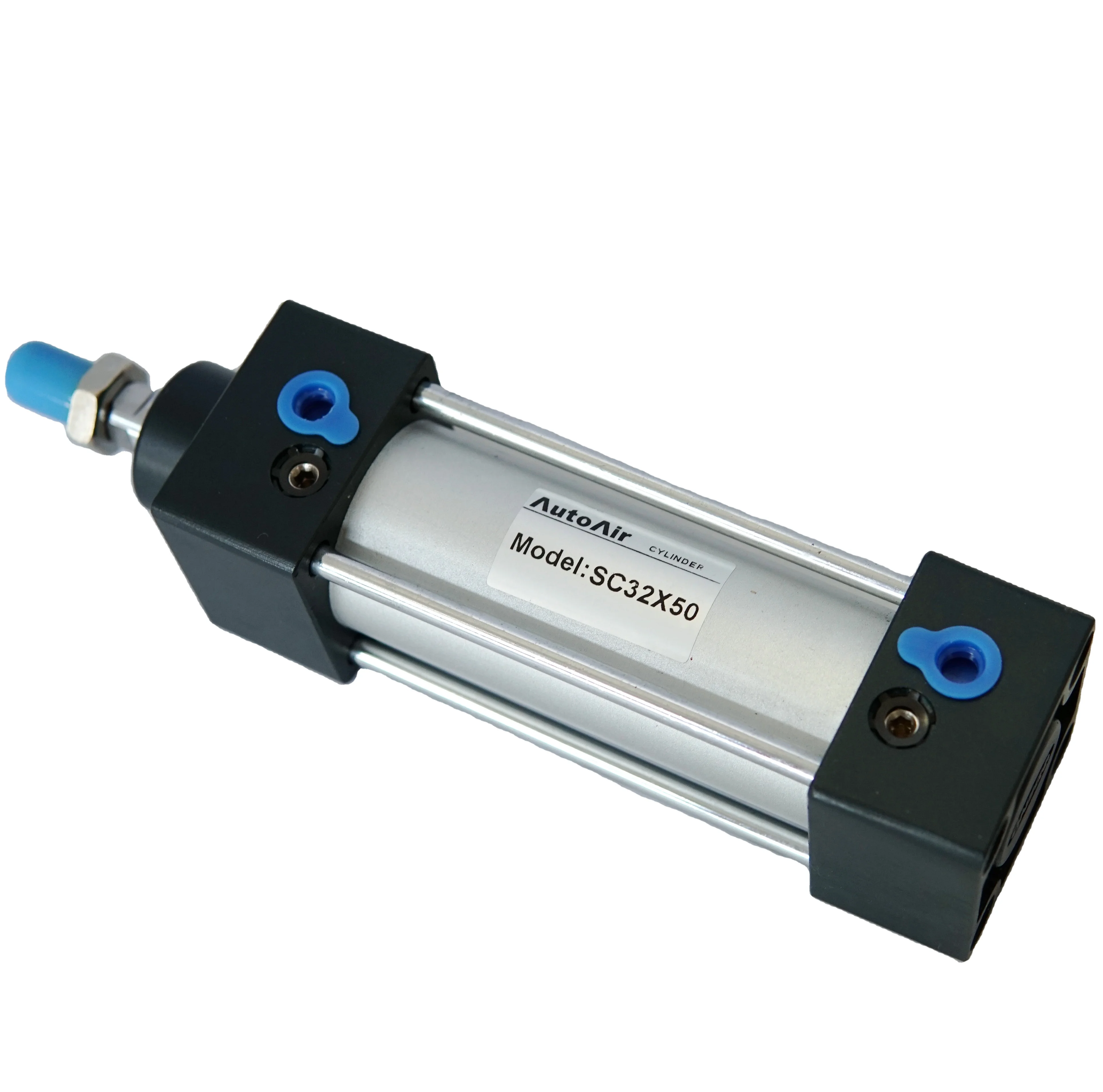 SC40x25 40mm Bore 25mm Stroke Single Rod Double Action Pneumatic Air Cylinder 