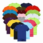 S-4XL Size Polyester Cotton Custom Print Plus Size Crew Neck Men's T-shirts Unisex Sublimation T Shirts