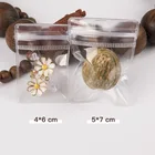 Earrings PVC Jewelry BagHigh Transparent Sealed Bag Customized Ear Jewelry Earrings Self Sealing Bag