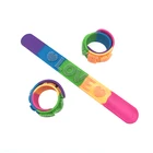 Rainbow Silicone Slap Bracelet Wholesale Hot Sale High Quality Rainbow Pride Rainbow Silicone Slap Bracelets Soft