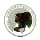 Silver Amazon Hippo Silver Commemorative Coin