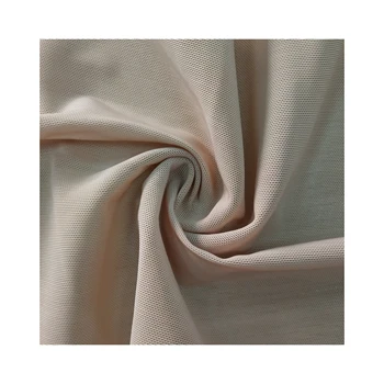 240gsm 75% nylon 25% spandex powernet knit mesh fabric heavyweight elastic textile for shapewear lingerie