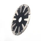 Diamond Cutting 115mm Cold Pressed Turbo Rim Diamond T Type Saw Blade For Granite Marble Concrete Cutting