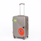 Luggage Trolley Iron Tube Customized Trolley Luggage Colorful 3PCS 20"24"28"Inch ABS Luggage Trolley Set