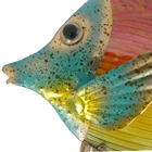 Art Wall Decor Metal Liffy Metal With Glass 14 Inch Colorful Fish Wall Art Decoration