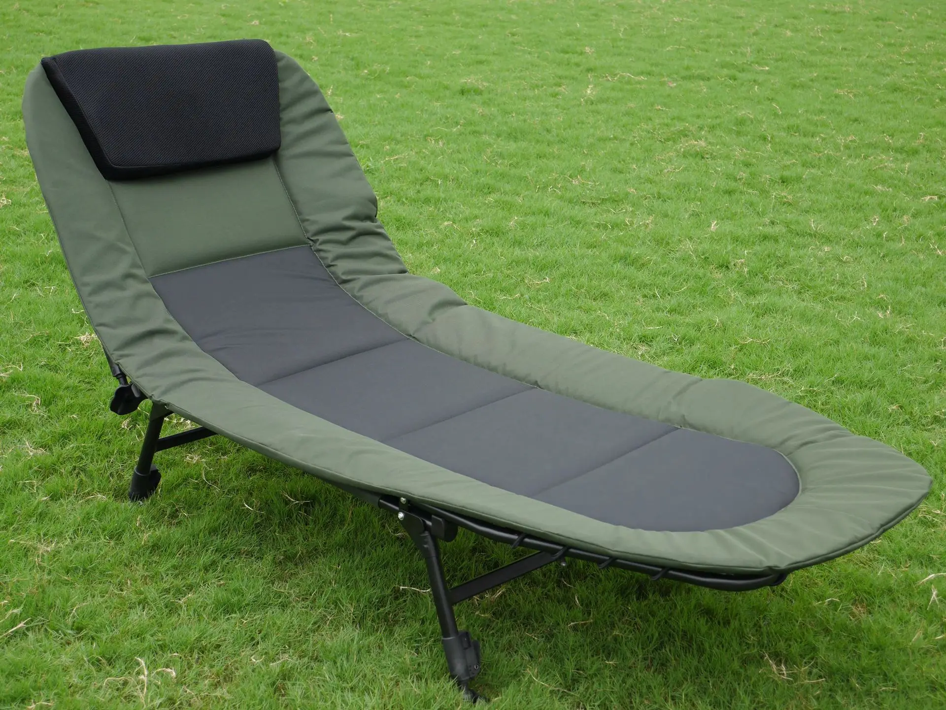 Folding Metal Bunk Cot Steel Frame Sleep Adjustable Foldable Portable