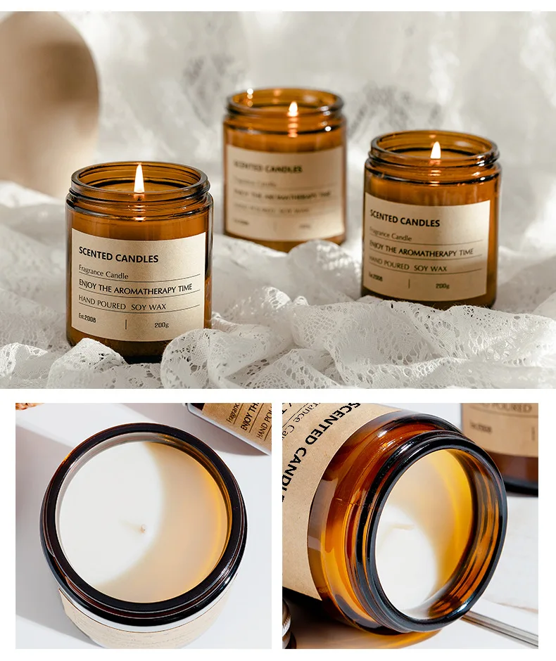 Factory Independent Low Temperature Smokeless Scented Candles Romantic