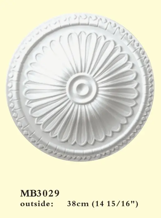 Plaster Ceiling Medallions Decorating Building Materials Painted