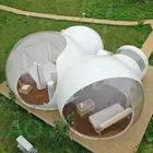 Tent Aoyu Hot Selling Items Jumping Inflatable Bounce House 3 Bubble Tent With Bathroom Hotel Outdoor