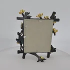 Photo Modern Resin Lovely Fairy Figurine Standing Beside The Photo Frame Sculpture For Home Decorative Or For Gifts