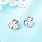 Earrings Bridal Earrings Jewelry Rhinestone Party Silver Earrings Cubic Zirconia Bridal Zircon Pearl Earrings