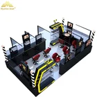 Modern Salon Modern Hair Beauty Salon Masquerade Service Interior Barber Kiosk For Shopping Mall