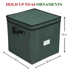 Christmas Ornament Box Factories Premium Small Toy Organizer Christmas Ornament Storage Box With Dividers