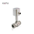 Electronic Power KATU Electronic Turbine Flowmeter For Measuring Liquid Power 12... 30 VDC Small Electronic Type
