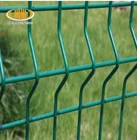 Garden Powder Coated Garden Curved Welded Wire Mesh Fence Perimeter Fencing Garden Fence