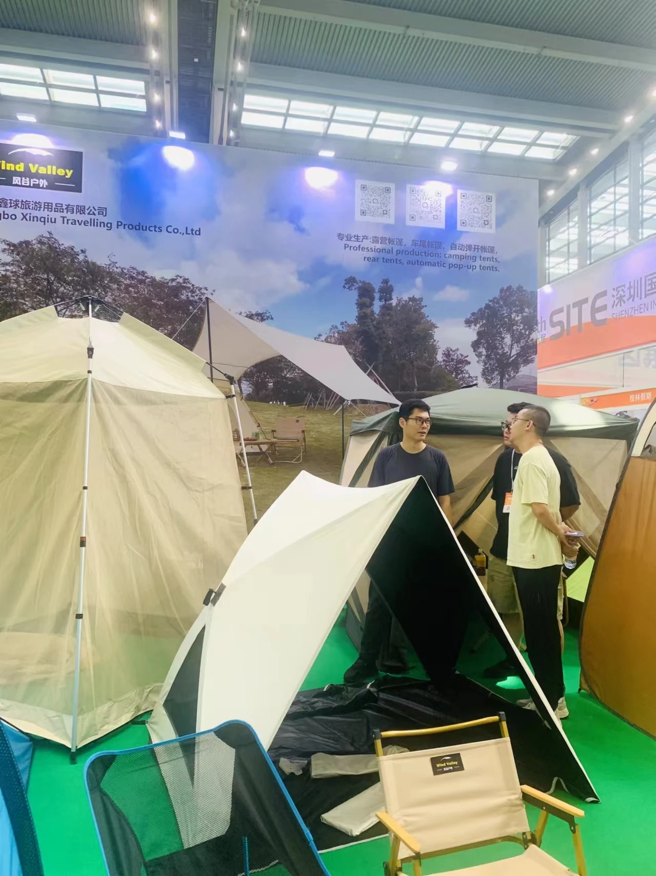 Wind Valley 2-Person Steel Automatic Privacy Sukkah Tent 90x90x190cm Four-Season Waterproof Portable Pop-Up Outdoor Shower manufacture