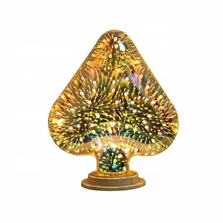3D Ampoule DEL étoile de feu d'artifice E27 Vintage Edison Coloré Bombillas Lumière Nuit 