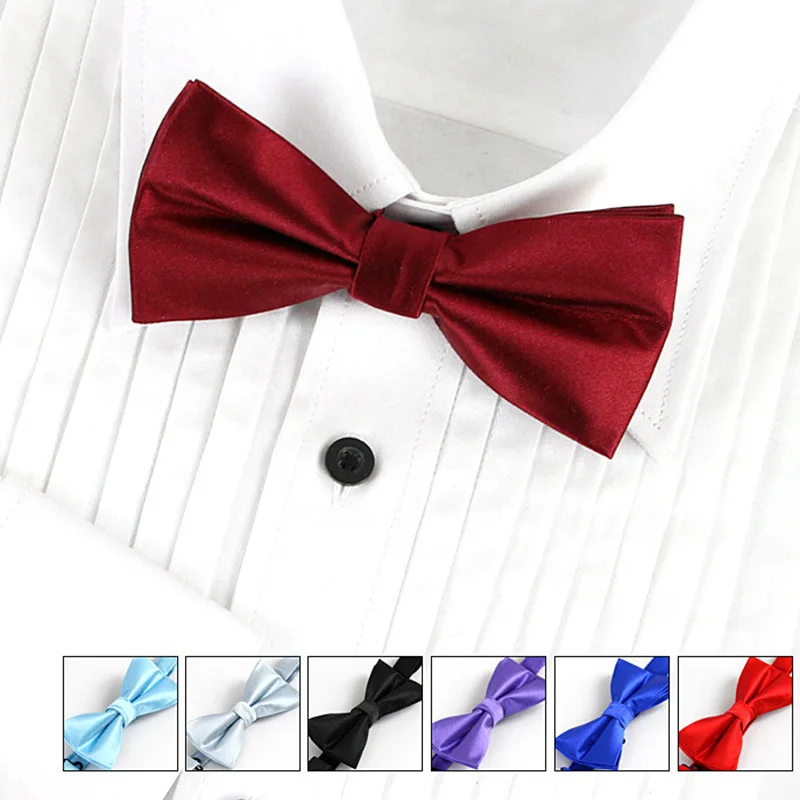 silk bow tie-