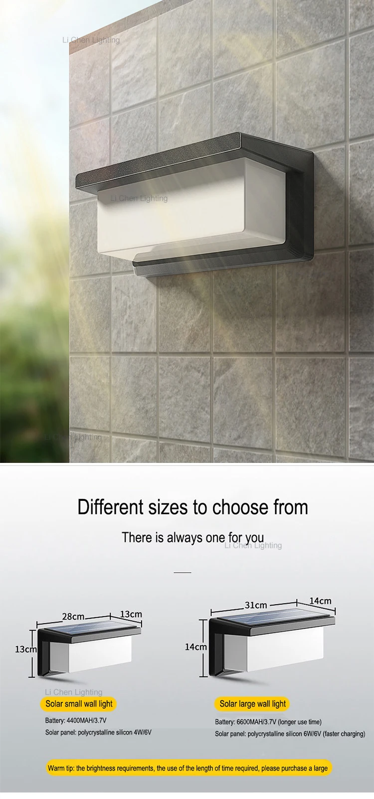 bd21 solar outdoor waterproof garden light outdoor household gate cable free light control induction solar wall lamp -0