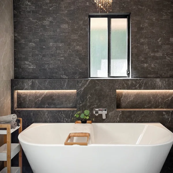 product ydstone modern yunduola gray artificial marble tiles cut to size for villa exterior staircase wall indoor floor bathroom-10