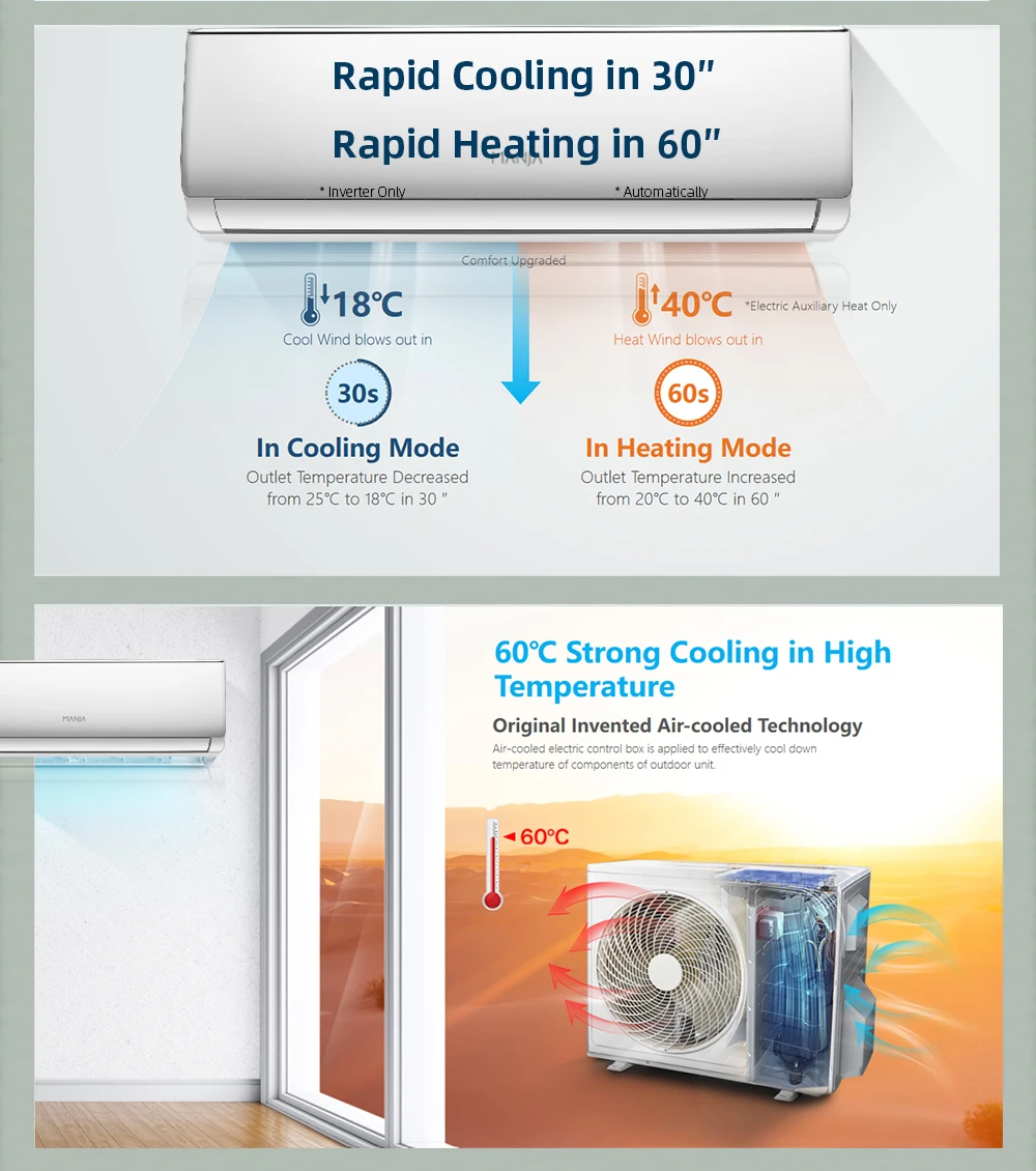 Split Air Conditioner, 36K, T1, R454B, R32 - detail 12