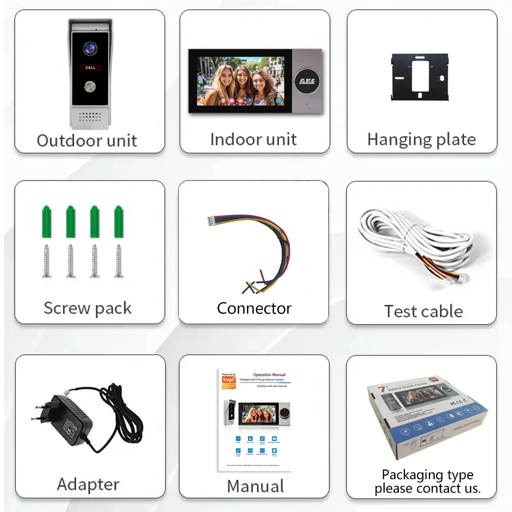 Supplier Outlets Door Password Intercom Video Door Phone Face Recognition Videophone Commercial Intercom System