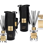 Incense Custom Luxury Empty Reed Diffuser Incense Bottle Packaging Round Box With Ribbon
