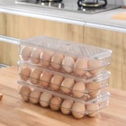 Tray Egg 18 Tray Durable Kitchen Pantry Refrigerator Egg Storage Box Container