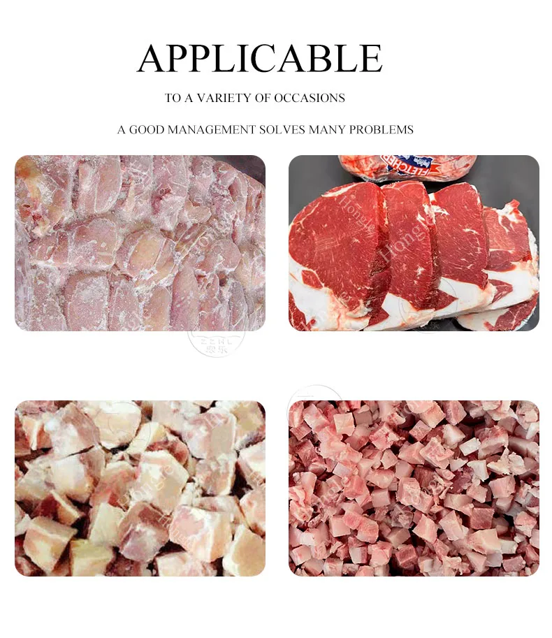 11 Frozen Butcher Meat Cutter Machine Cube Automatic Chicken Cutting Machine Goat Dicer Beef Meat Cutting Machine Price supplier