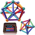 DIY Magnet building blocks flexible magnetic sticks and balls