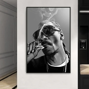 Poster Hip Hop Rapper Canvas Painting Gangster Rap Music Singer Prints Celebrity Wall Pictures